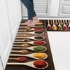 Waterproof Spices Kitchen Carpet Anti-fouling Spices Rug Skin Friendly Spices Kitchen Mat  Kitchen
