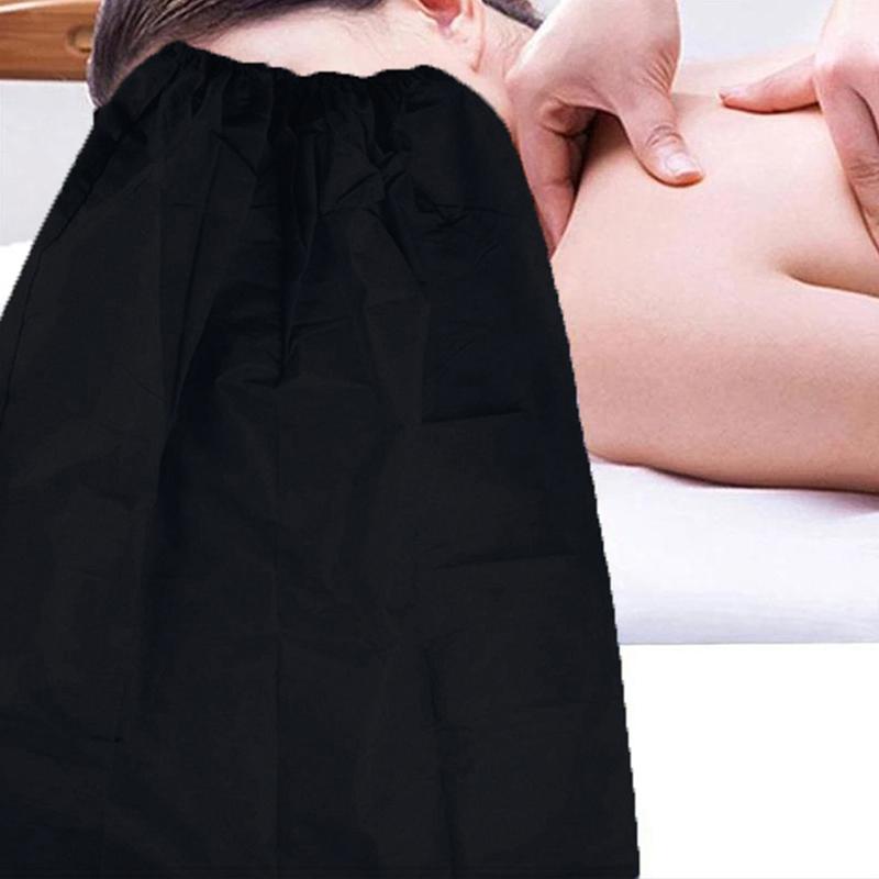 5 Piezas Falda de Baño Desechable Bata de Baño No Tejida Vestido para Sudoración y Belleza