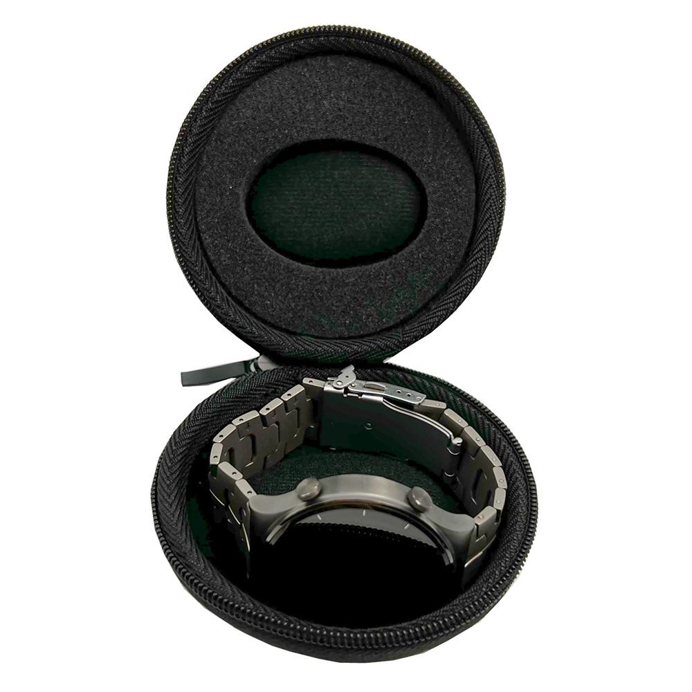 Nylon+EVA Watch Storage Bag Portable Travel Waterproof Shockproof Wrist Watch Carrying Case