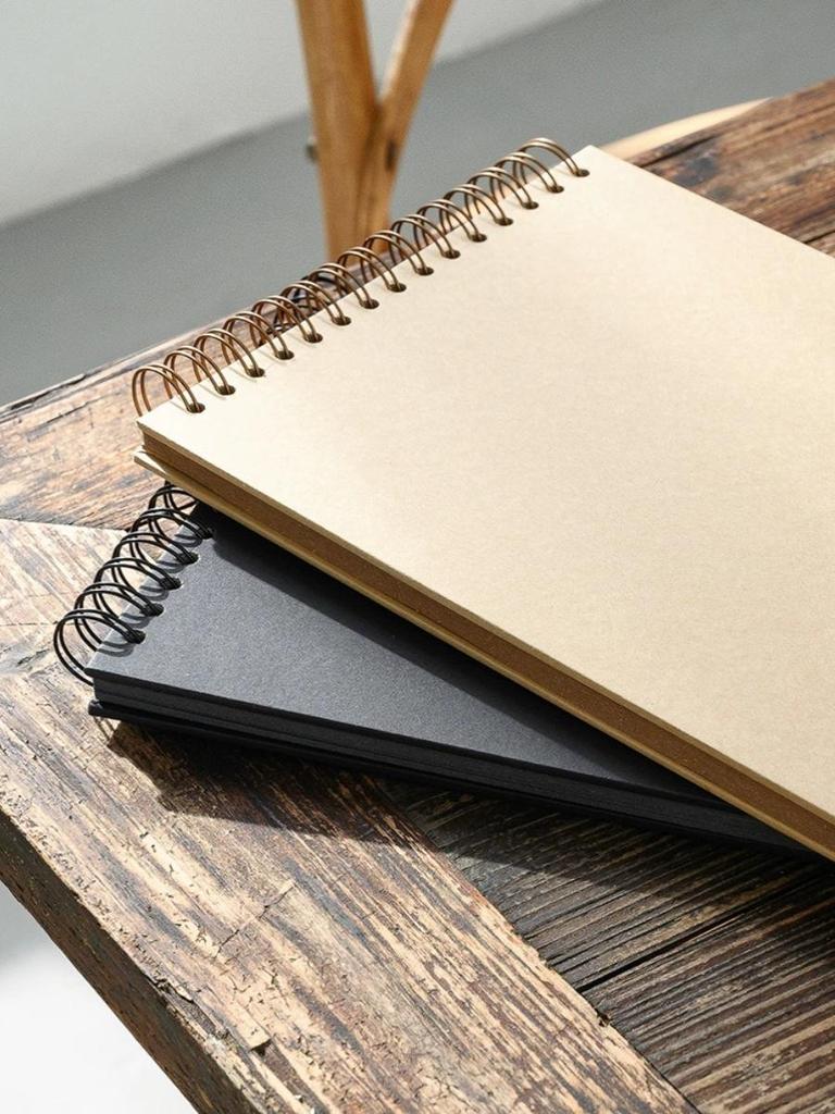 DIY Скрапбук з котушками для пари: Ручний Чорний Крафт Фотоальбом з Порожніми Сторінками