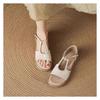 New Retro Shoes Versatile Flat Beach Slippers