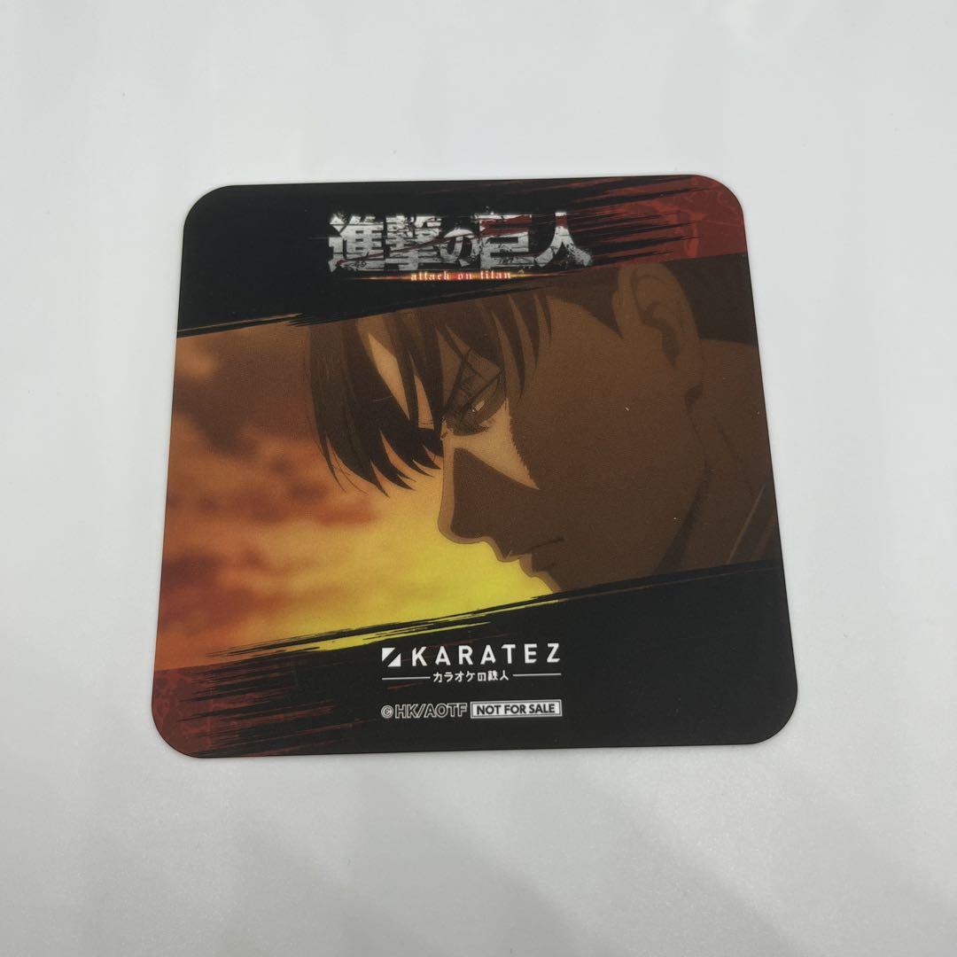 

[USED] Attack on Titan Levi Karaoke no Tetsujin Coaster
