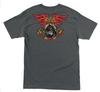 Santa Monica Airlines Natas Kaupas PANTHER Skateboard T Shirt CHARCOAL Unisex T-Shirt