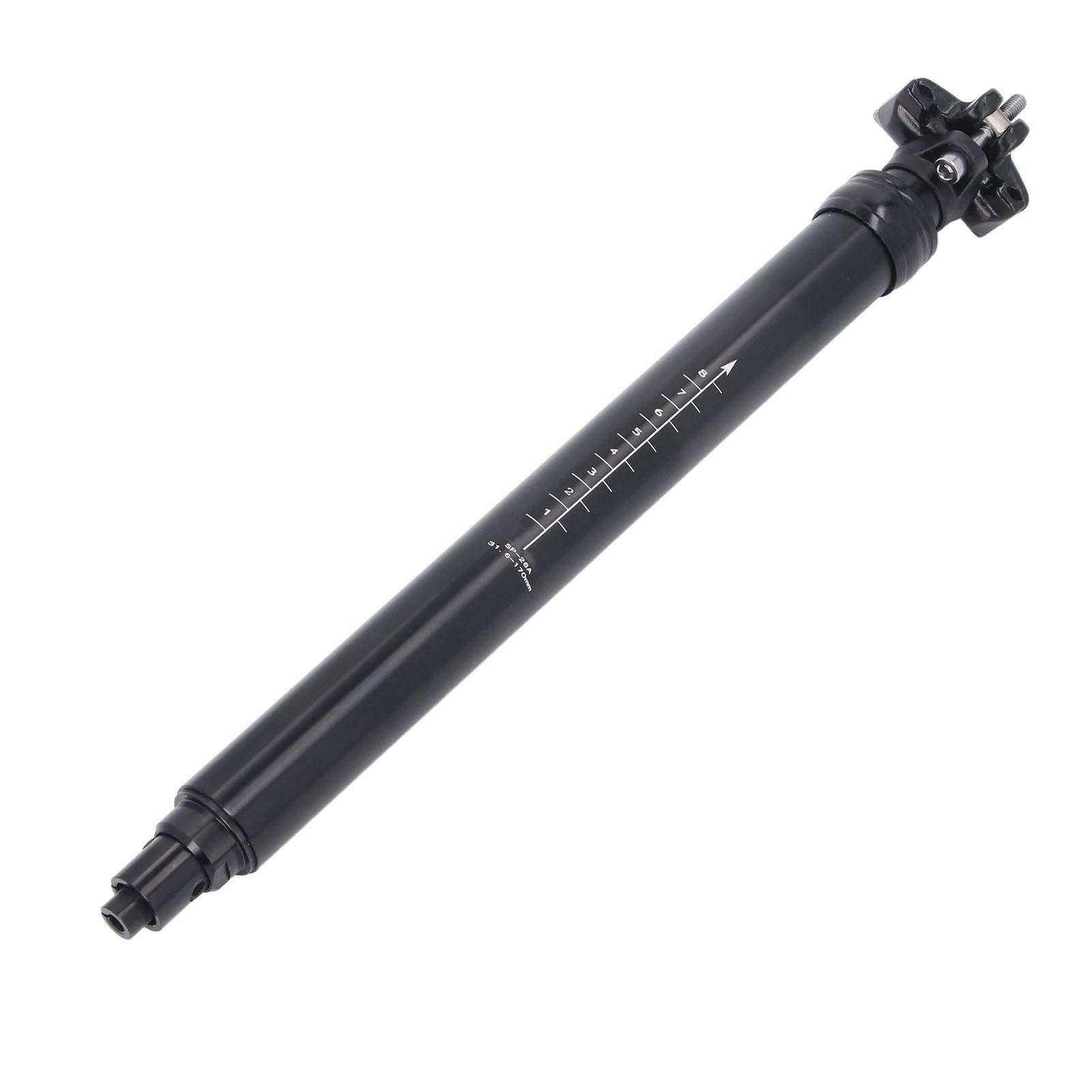 Hydraulic Lifting Seatpost Internal Routing Aluminum Alloy Wire Control Bike Post for Mountain Road Bikes 170mm Travel