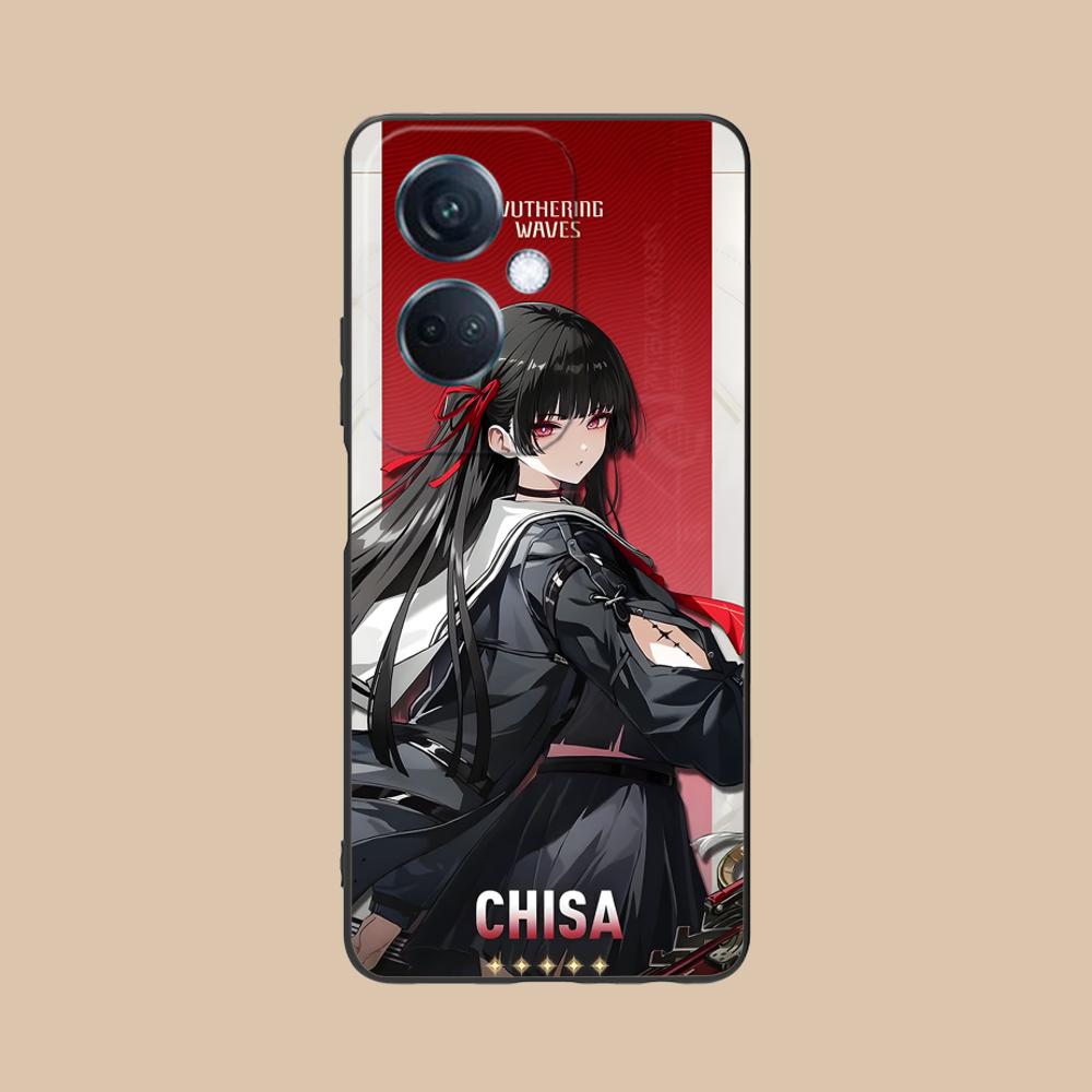 Wuthering Waves Chisa Phone Case for OPPO Find X9 X8 X7 X6 X5 X3 X2 Plus S Pro Ultra Lite Soft TPU Shockproof Cover