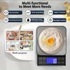 Kitchen Scale, 3kg/0.1g, with Calibration weights, Rechargeable
