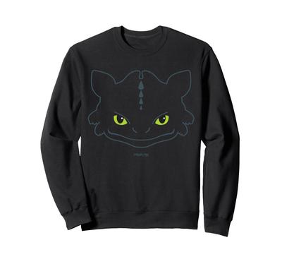 DreamWorks How To Train Your Dragon Toothless Big Face Sweatshirt