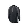 Nike Mesh Panel Crew Neck Long Sleeve T-Shirt Men Tops Black AR1572-010