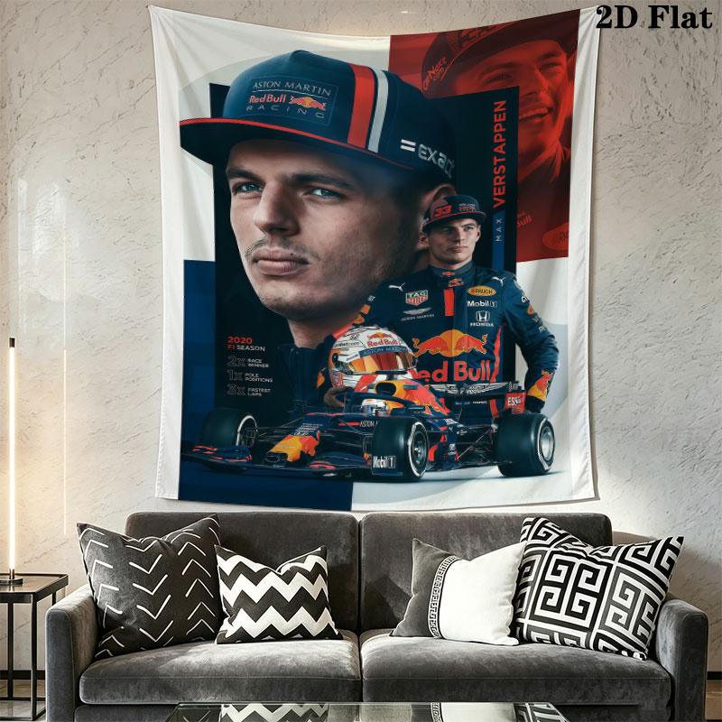 VER Red Bull Ace Wall Tapestry Aesthetic Wall Hanging Printed Fabric Blanket Decorative Tapestries for Bedroom Living Room Home Decor