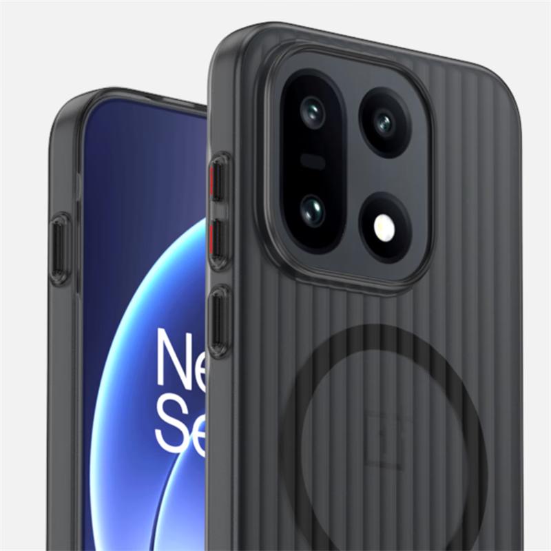OnePlus 15 Corrugated Stripe Matte Magnetic Phone Case