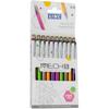 Linc 0.5Mm Mech5 Mechanical Pencil, Multicolor Body (Pack Of 10)
