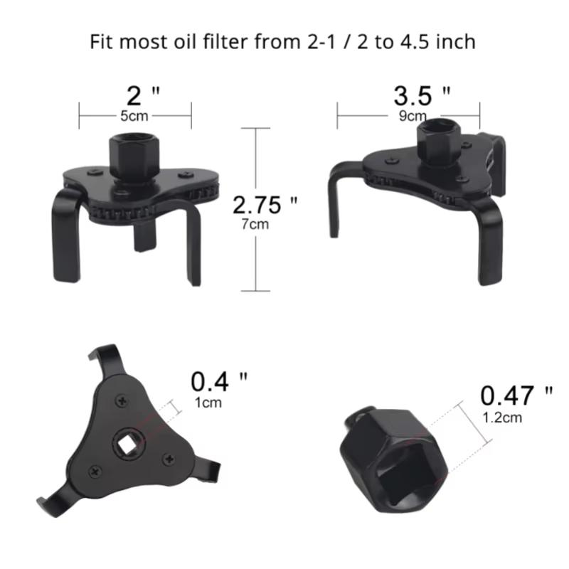 1Pcs Car Repair Tools Removal Tool Universal Oil Filter Wrench Adjustable Install Uninstall Removal Key Repairing Tool