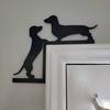 Yousheng Pet Silhouette Door Top Decoration Contour Design Wall Plaque Easy Installation Animal-themed Door Accessory