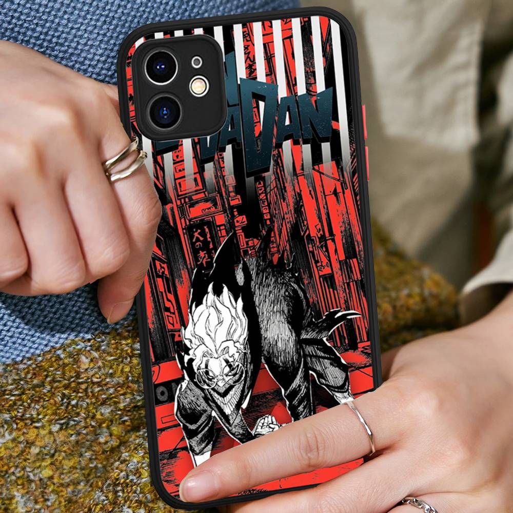 

Dandadan Japanese Anime For iPhone 16 15 13 12 14 11 Pro Max X XS MAX Color Case Matte Silicone Phone Cover iphone 12pro max