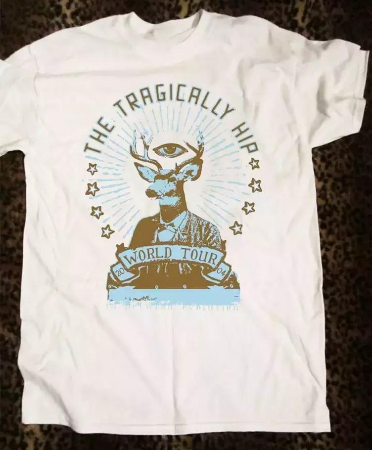 

The Tragically Hip World Tour White T Shirt Full Size S-5XL FH352 Unisex T-Shirt XXXL
