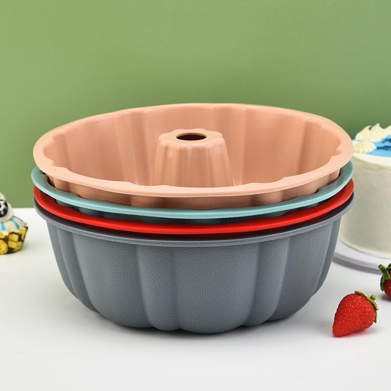 Moule à gâteau en silicone, moule à gâteau citrouille rond, moule à mousse en silicone de qualité alimentaire, outil de cuisson