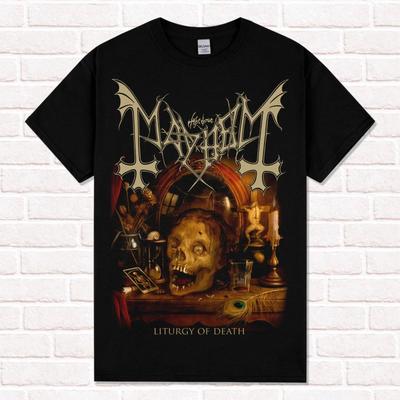 Mayhem T-Shirt. True Norwegian Black Metal Style.