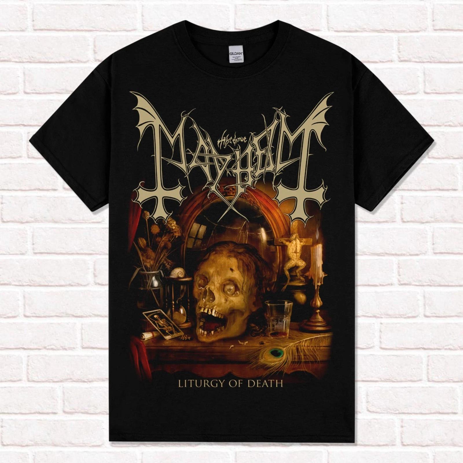 

Футболка Mayhem. Справжній норвезький блек-метал стиль. 3XL