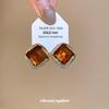 Exquisite Silver Rhinestone Geometric Stud Earrings: Retro, Versatile Fashion Jewelry for Women