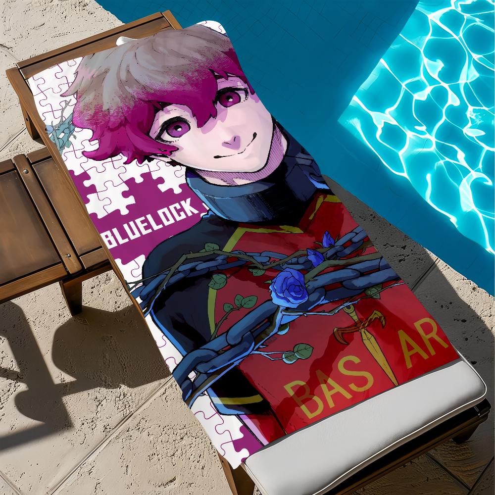 

Japan Anime B-blue-e cute L-lock-k Towel Beach Quick Dry Soft Pool Towels Gift for Travel Gym Shower Camping sports W40*H60(CM)