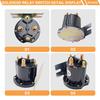 12VDC 4-Terminal Continuous Solenoid Relay Switch for Yamaha G22-G29 Gas Golf Cart YDRA JW1-H1950-00-00 JF2-H1950-00 JR3-H1950-00-00 Trombetta