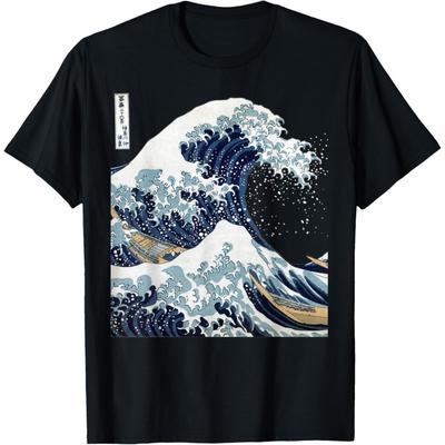 Famous Art_ Great Ocean Wave T-Shirt