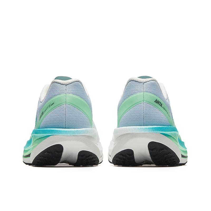 Anta Laufserie Rocket 6 Pro Bequemes Material Rutschfest Abriebfest Low-Top Freizeitlaufschuhe Herren Sneaker Weiß Blau 112445563-2