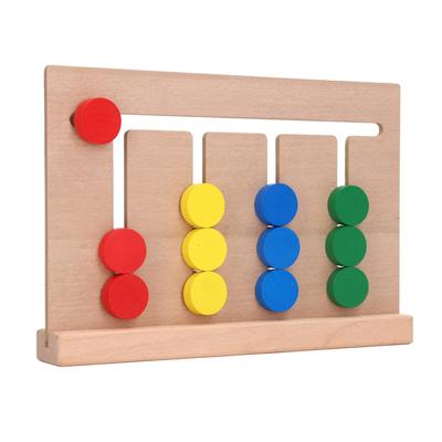 Slide Puzzle, Color Recognition Game Toy, Color Logic, Hand-Eye Coordination, Kids' Hobby Toy, Brain Training, Leisure & Entertainment