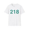 218 Player T-Shirt, Unisex Tee, Softstyle Top, Trendy T-Shirt