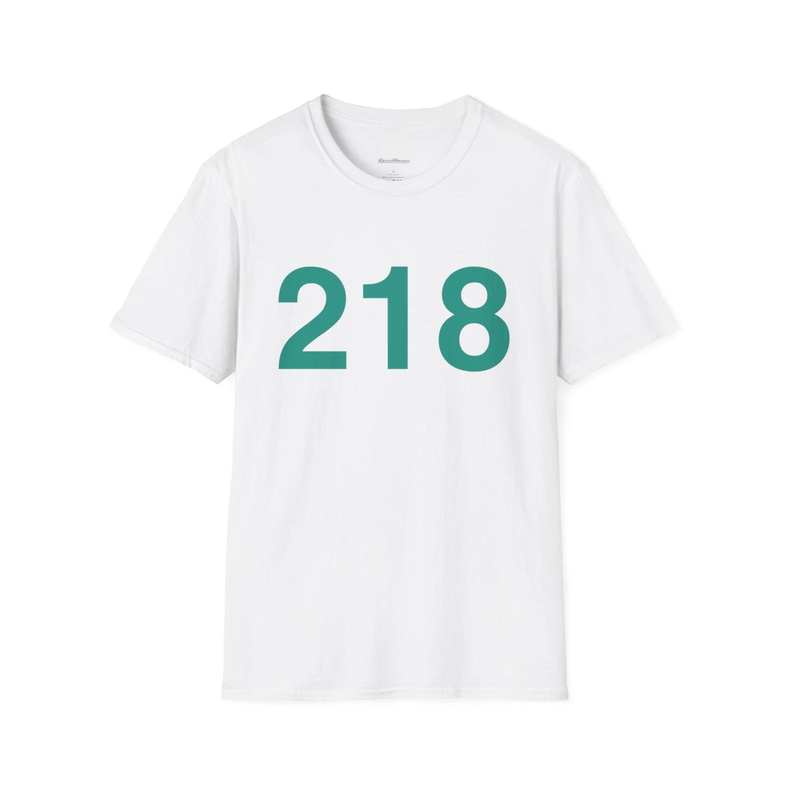 218 Player T-Shirt, Unisex Tee, Softstyle Top, Trendy T-Shirt XL