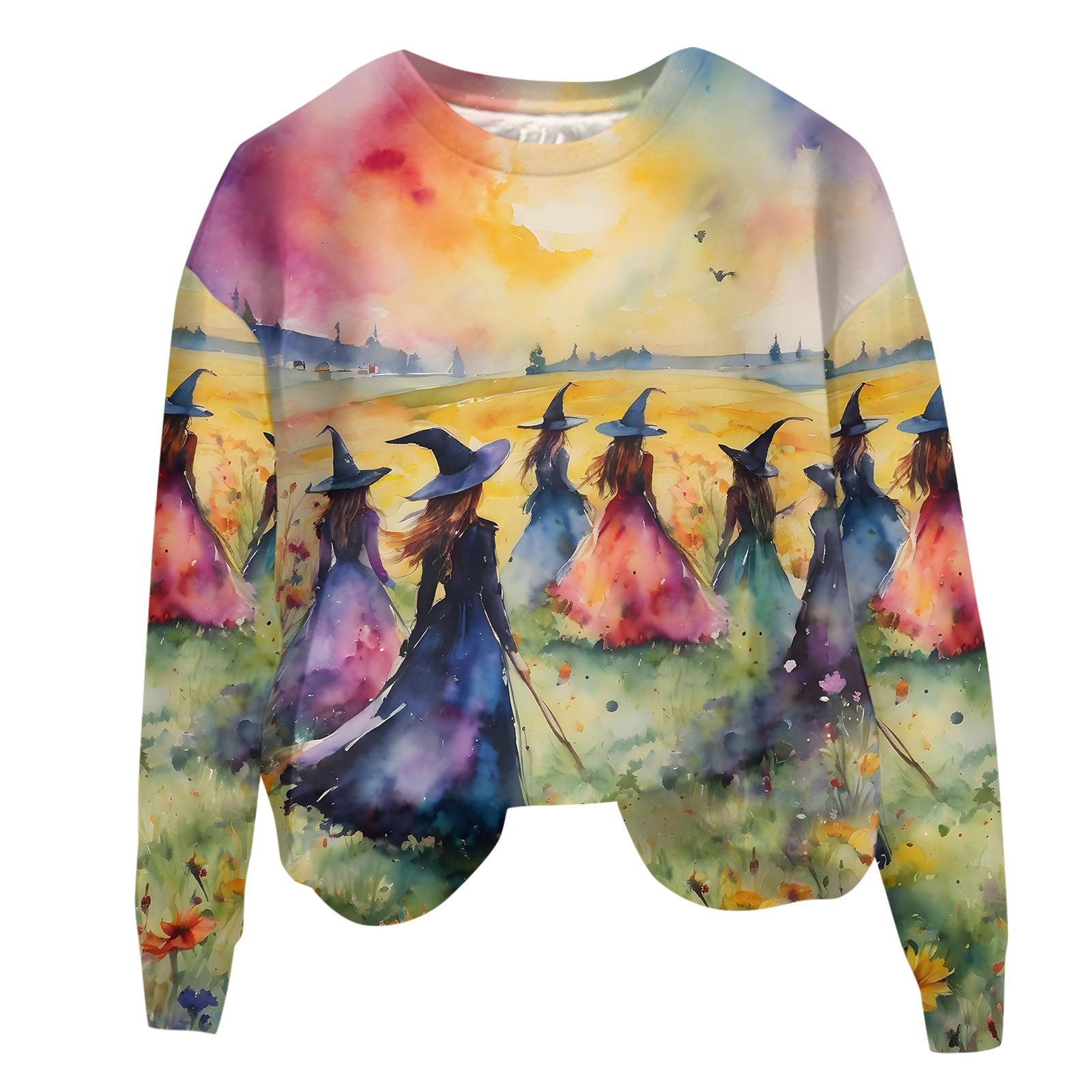 Женский Хэллоуин с принтом — фото 4