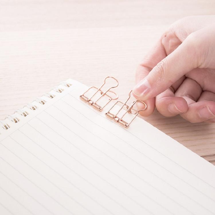 14 Pcs Long Tail Binder Clips Hollow Out Document Clips Metal Wire Clips Stationary Clips for Office