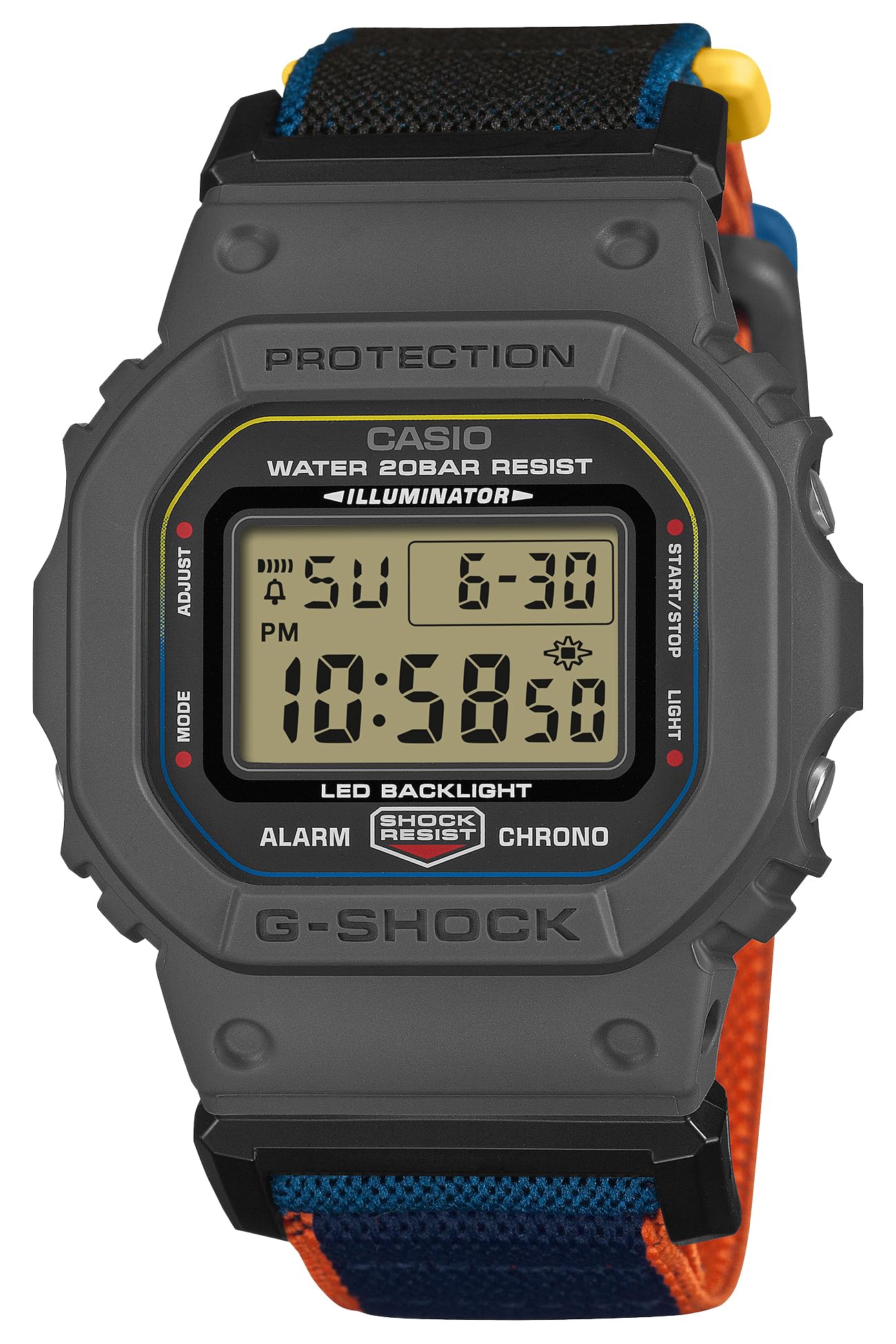 

Casio Dark Часы G-Shock для мужчин, Серые, DW-5600MNC-8A2JF, Сделаны из экологически чистых материалов