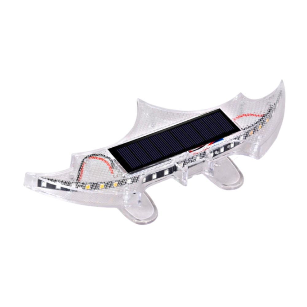 Safety Flashing Warning Light Bat-shaped Vehicle Signal Lights Anti-Collision Light  Road Safety белый