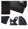 Men's Wallet Hasp Short Wallets for Men Made of Natural Leather PU Wallet Card Holder Perfect for You Magnetic Purses Small
