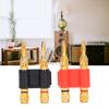 2PCS Stackable Dual Banana Plugs Reversible Brass Connectors Speaker Cable Accessories 32A 1000V Speaker Cable Accessories