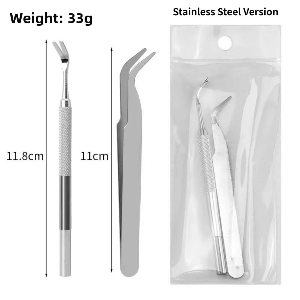 1/3 Set Pet Tick Flea Remover Hook Tweezer Portable Mite Extractor Tool for Cat Dog Daily Grooming Cleaning Accessories Supplies