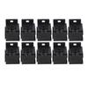 10Pcs 5P 40A Relay Socket with 50Pcs Terminals for Car Alarms Headlights Remote Start