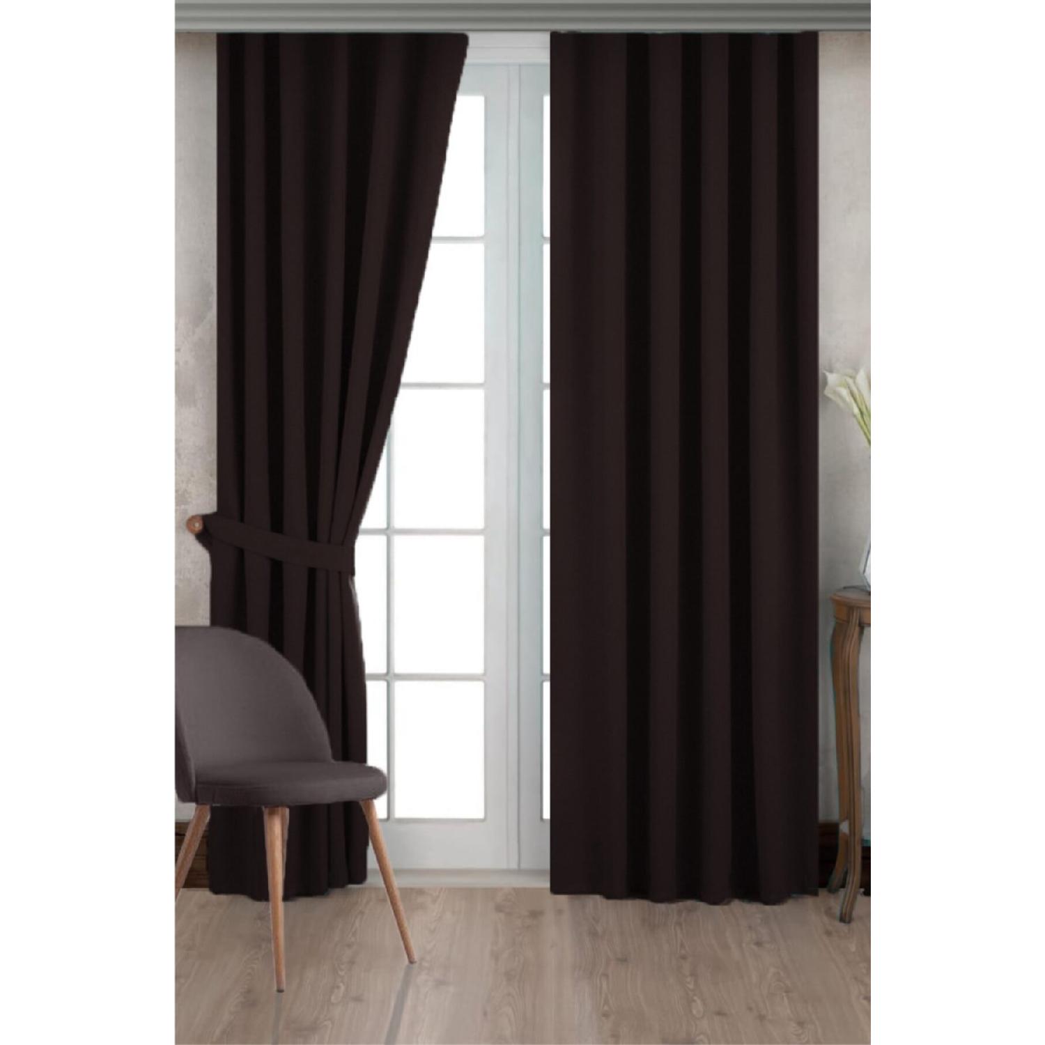 

Issa Blackout Darkem Thermal Coffee Fund Curtain Single Wing 100 x 250 коричневый