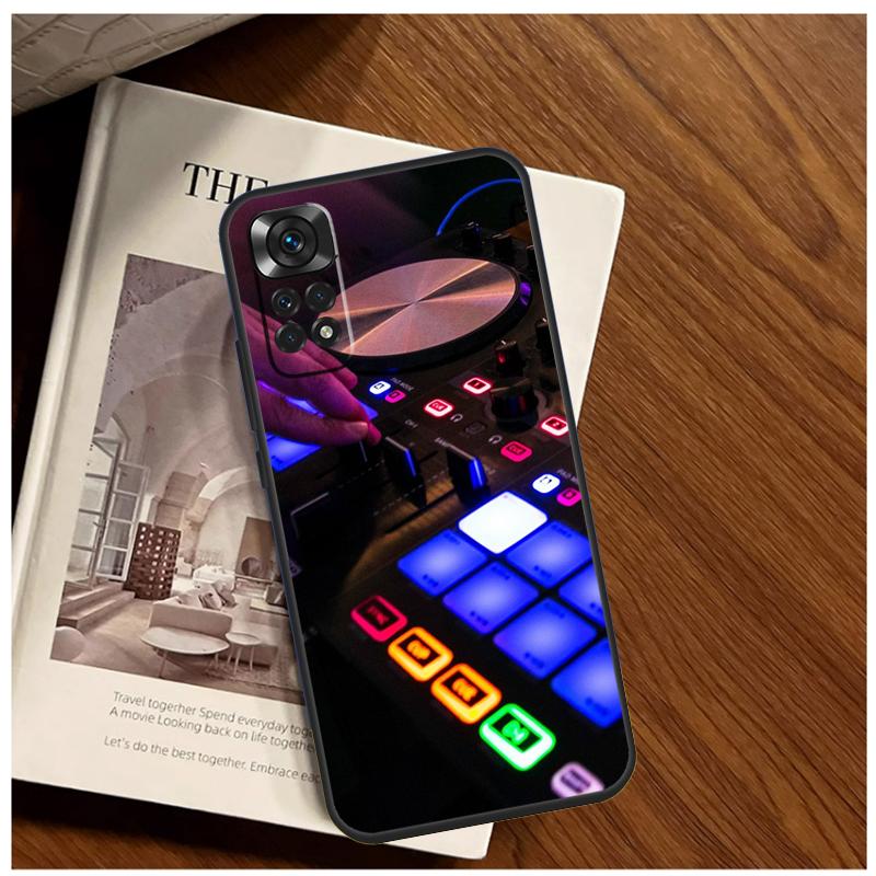 Music DJ Controller Mixer Case For Xiaomi Redmi Note 14 9 10 11 12 13 Pro 11S 12S Cover For Redmi 15 C 14C 12C 10C 13C