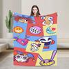 The Amazing Digital Circus Blanket Plush Bedding Throws For Couch Chair Sofa Bed Travel Office Flannel Bedspread Bed Cover
