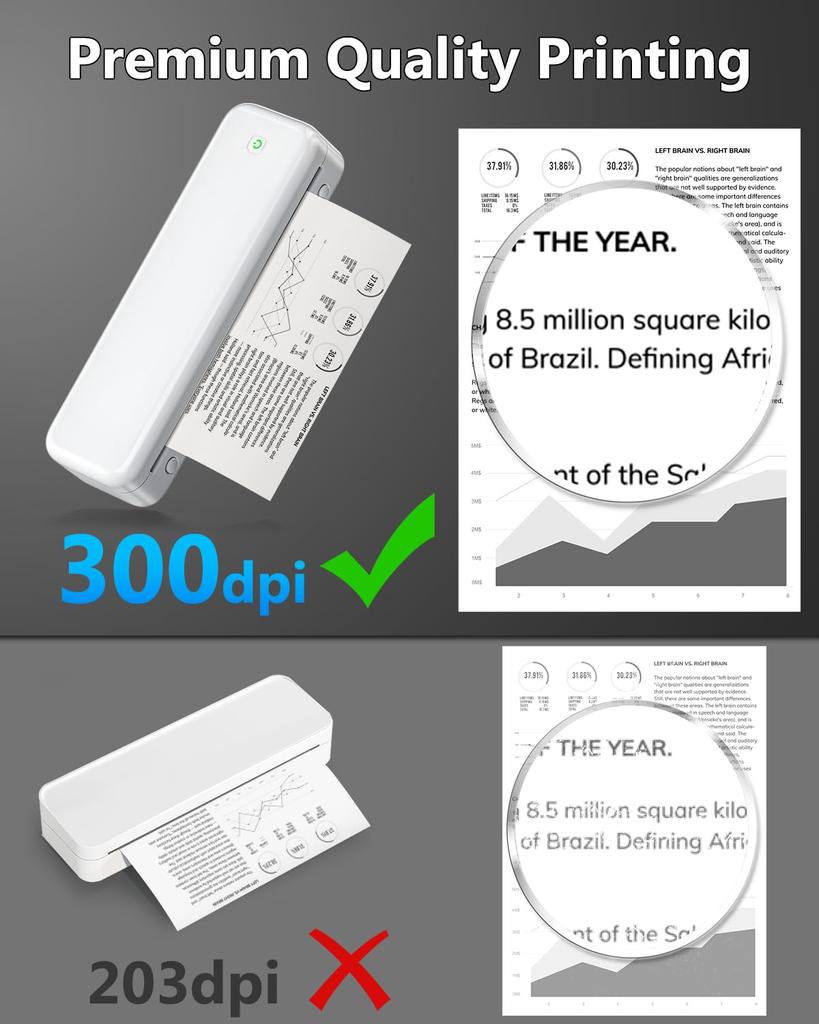 Itari M834 Mobile Printer A4 A compact and portable printer that is easy to Compatible with a wide range of it can print in wide sizes of With