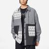 Li-Ning x Wade Series Color Block Print Shirt 'Grey Black' Men's AFDS781-1
