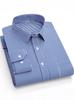Men's Autumn Striped Business Casual Long-Sleeve Shirt