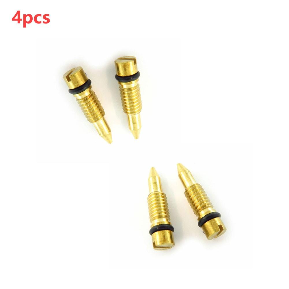4X Carburetor Float Bowl Drain Screw for CM400 CB750 CB400T CM450 CX500 Motorcycle Air Intake Accessories High Quality