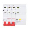 Residual Current Circuit Breaker 3P+N Miniature Circuits Breakers DIN Rail Mount AC 400V