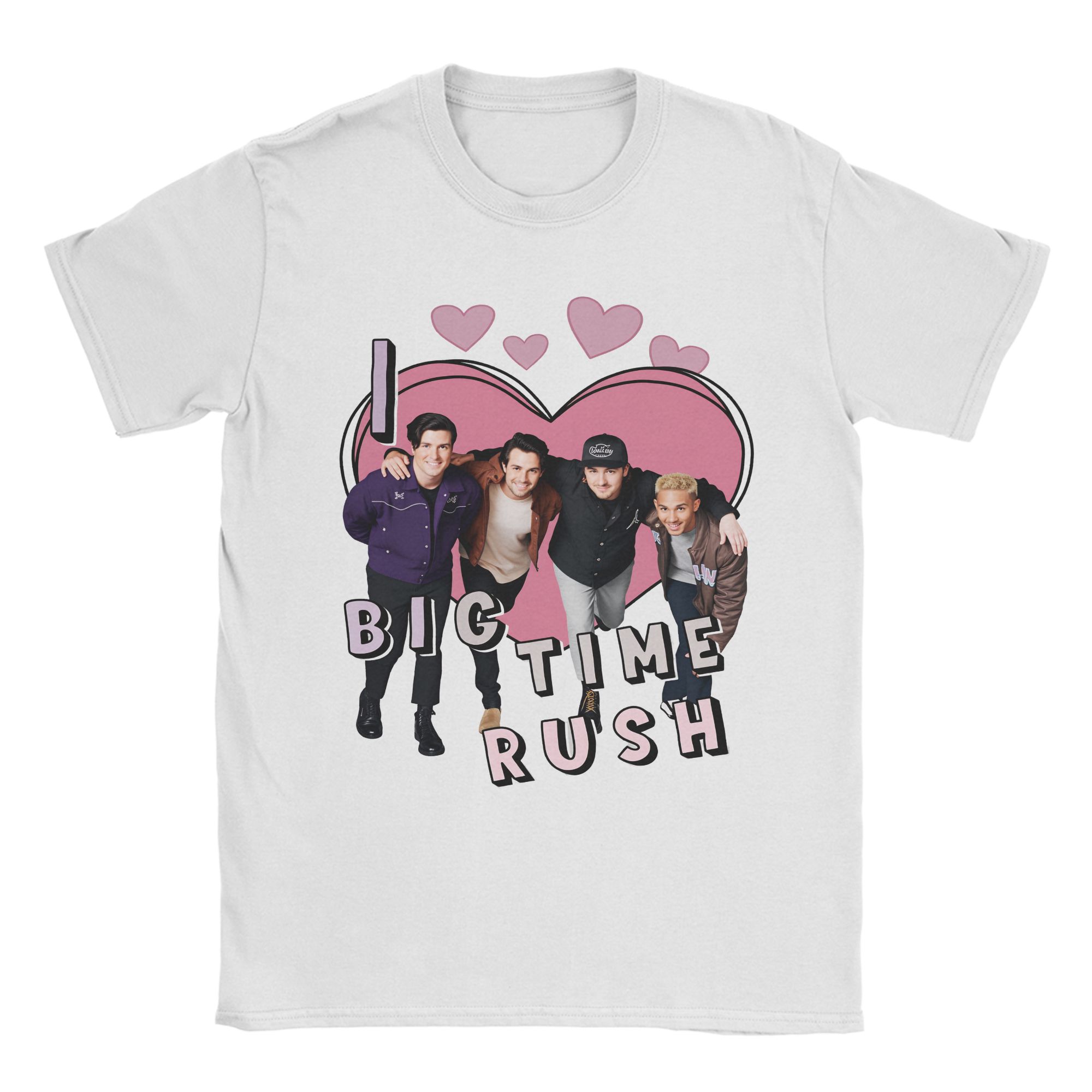 

Big Time Rush 2025 Graphic Printed T Shirt Men Women Pure Cotton Tee Shirt Clothing S