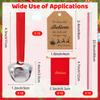 16 Sets Christmas Believe Bell Ornaments Xmas Bell With Red Velvet Bag Believe Tags Ribbons Xmas Tree Hanging Decor Jingle Bells