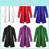 Unique Men Steampunk Vintage Jacket In Various Colors Perfect For Masquerade And Stage Performance
