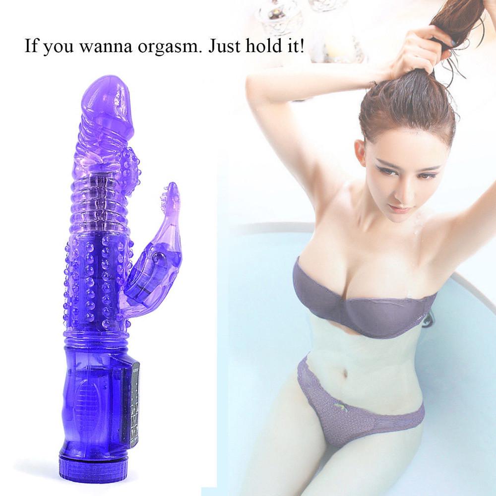 Multispeed Vibrator Dildo G-spot Clitoral Rabbit Massager Female  Toy